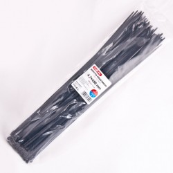 Хомут пластиковый 4,8 x 450 - черний - 100 шт.