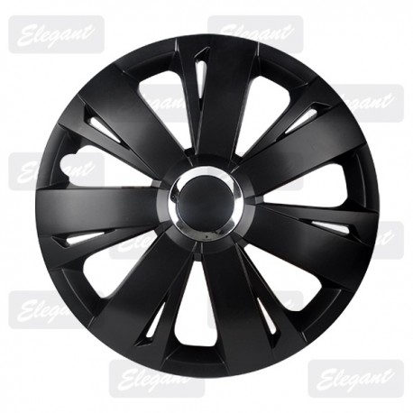 Колпак ELEGANT 13 ENERGY RC black (4 шт.)