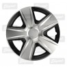 Колпак ELEGANT 13 ESPRIT RC silver&black (4 шт.)
