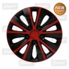 Колпак ELEGANT 13 RAPID red&black (4 шт.)