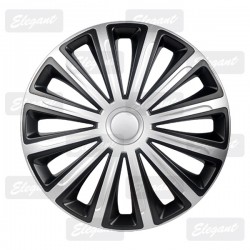 Колпак ELEGANT 15 TREND silver&black (4 шт.)
